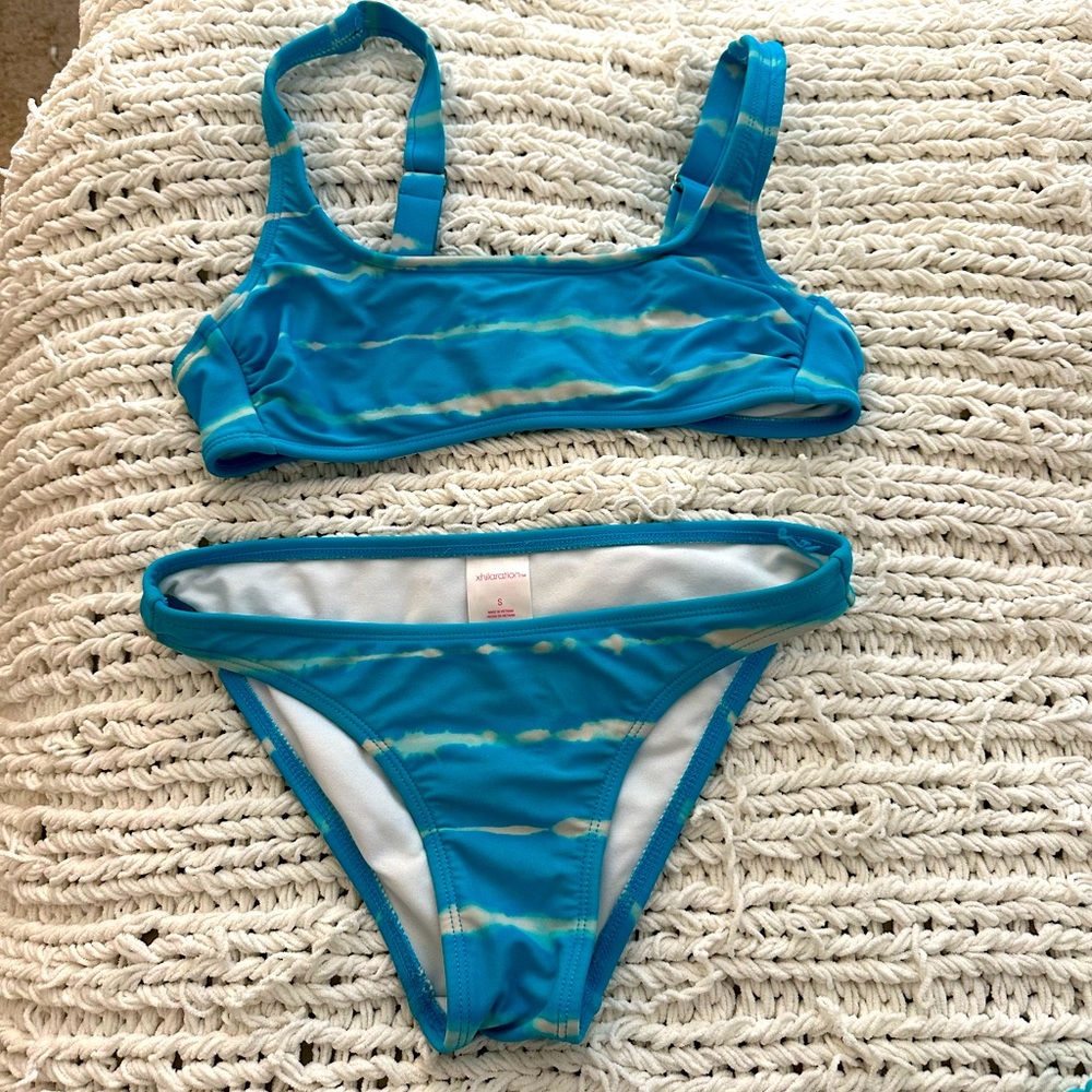 Blue bikini